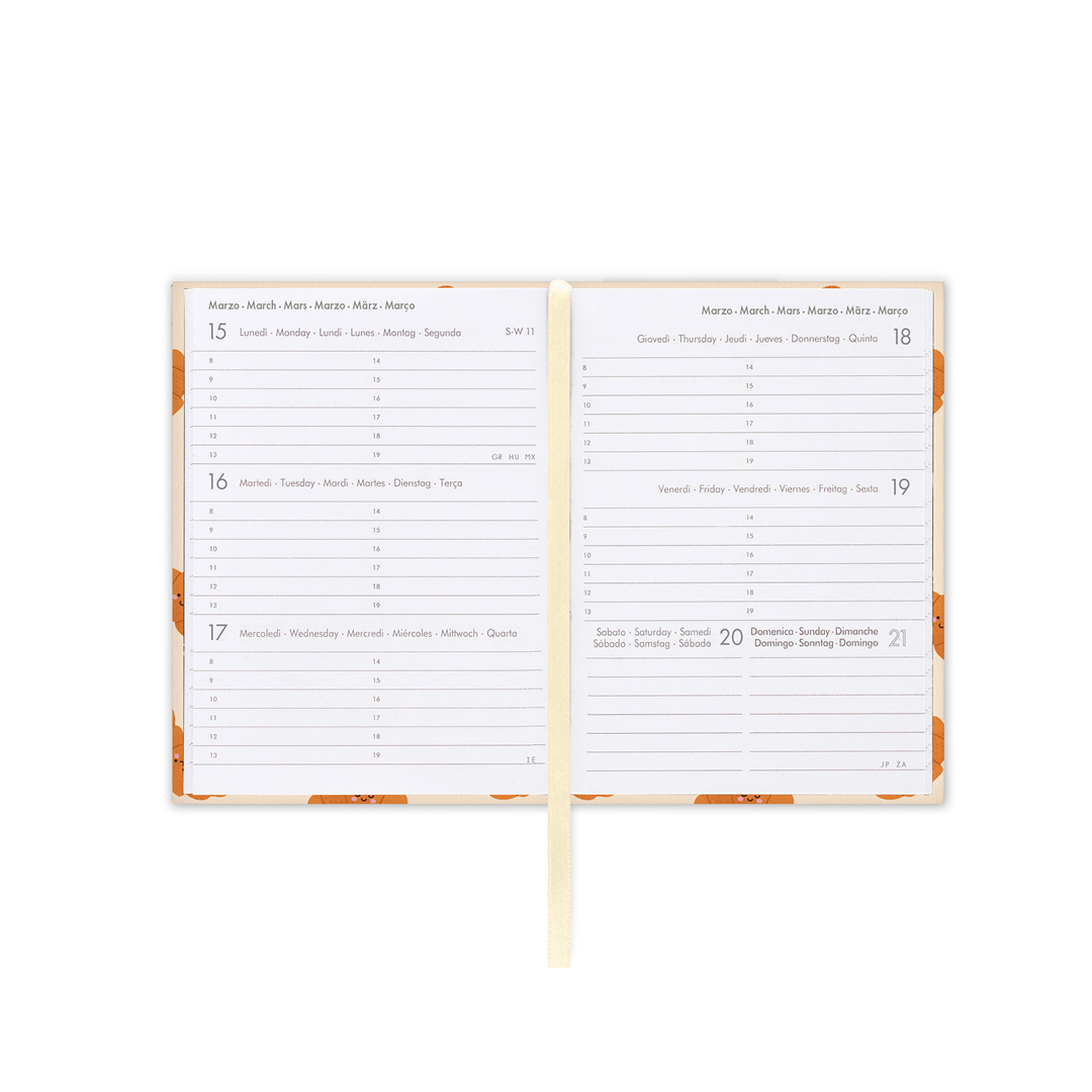 Agenda 12mesi Settimanale Mini Photo Weekly 2027 Croissant — immagine 3