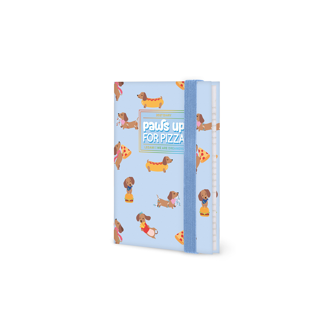 Agenda 12mesi Settimanale Mini Photo Weekly 2027 Dachshund — immagine 4
