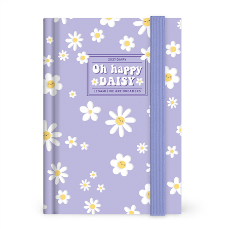 Agenda 12mesi Giornaliera Small Photo Daily 2027 Daisy