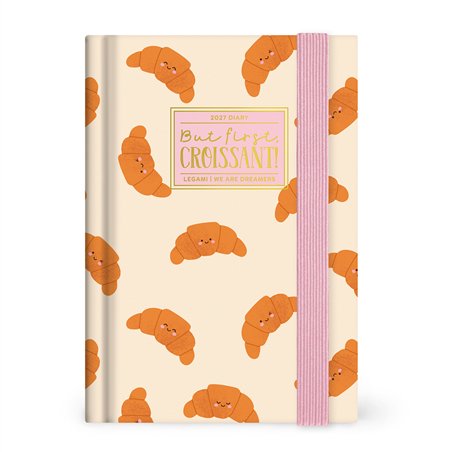 Agenda 12mesi Giornaliera Small Photo Daily 2027 Croissant