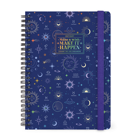 Agenda 12mesi Settimanale Spirale Large Bound 2027 Celestial