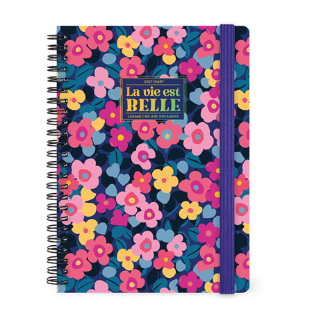Agenda 12mesi Settimanale Spirale Large Bound 2027 Flowers