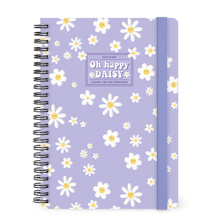 Agenda 12mesi Settimanale Spirale Large Bound 2027 Daisy