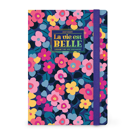 Agenda 12mesi Settimana Medium Photo 2027 Flowers