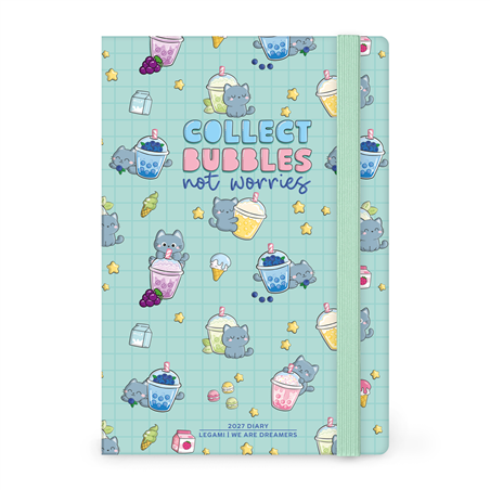 Agenda 12mesi Settimana Medium Photo 2027 Kitty Bubble Tea