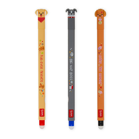Penna Cancellabile Gel Kit 3pz Fur-Ever Friends