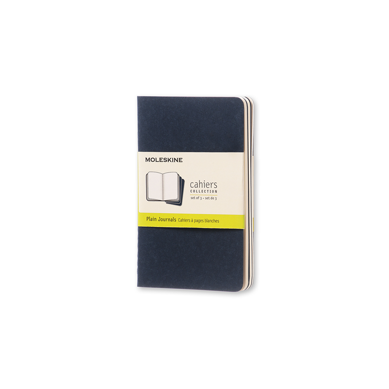 Cahier  Pocket Neutro 3pz Indigo Blue Soft