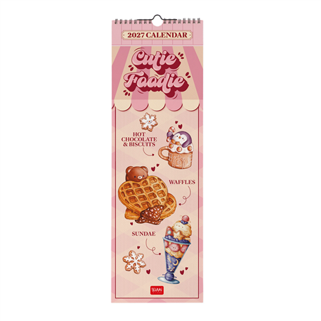 Calendario Da Parete 16x49 Special Edition 2027 Cutie Foodie