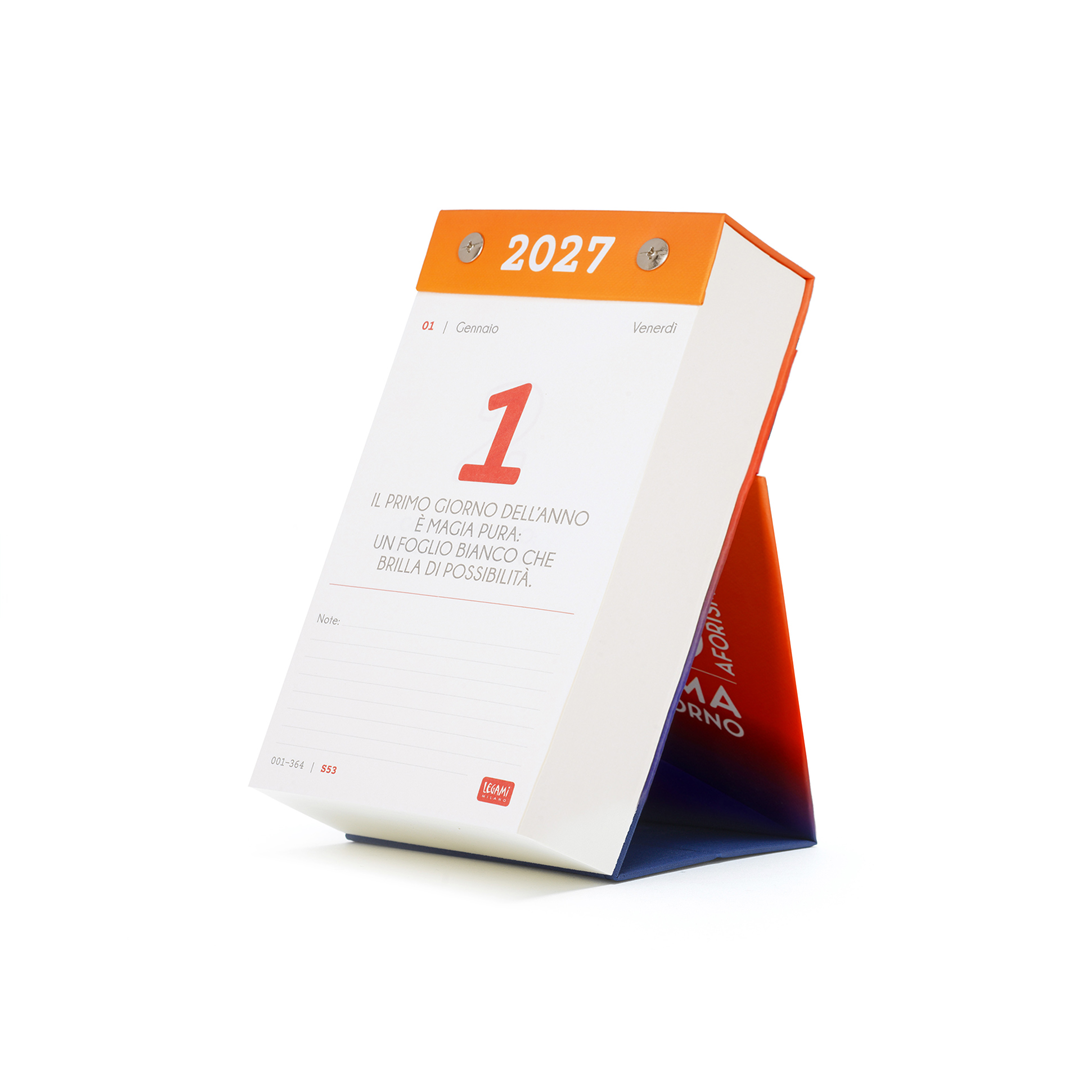 Calendario Motivazionale Aforismi Da Tavolo Giornaliero 2026 — immagine 2
