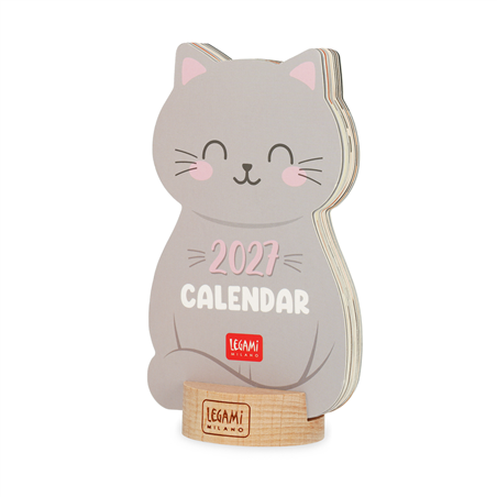 Calendario Con Base 2027 Kitty