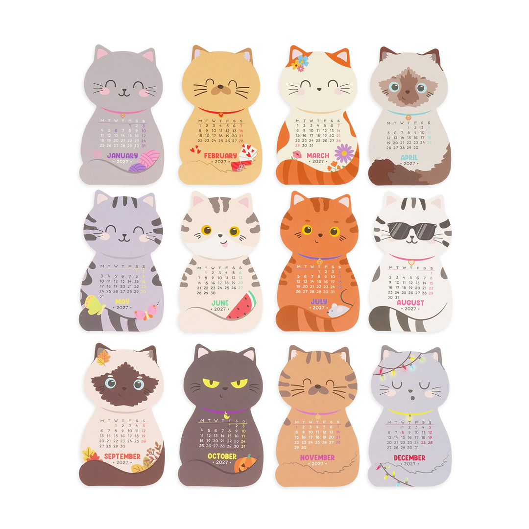 Calendario Con Base 2027 Kitty — immagine 3