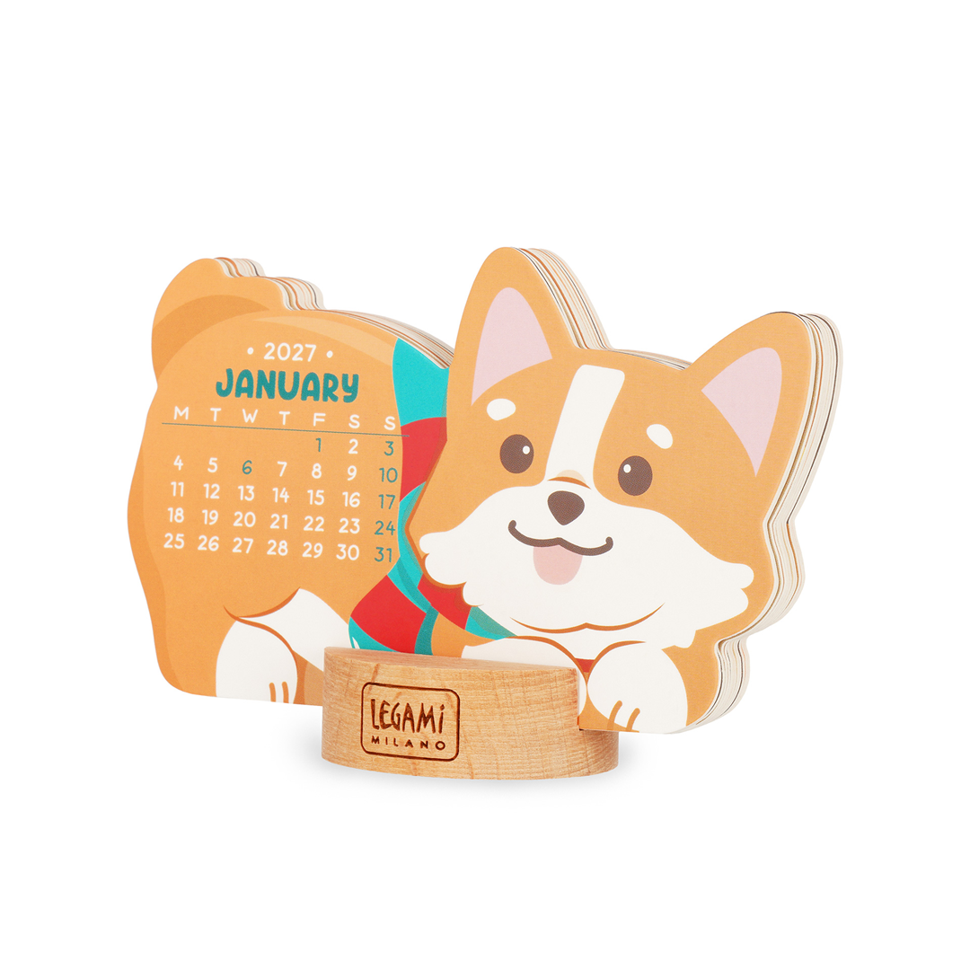 Calendario Con Base 2027 Corgi — immagine 2