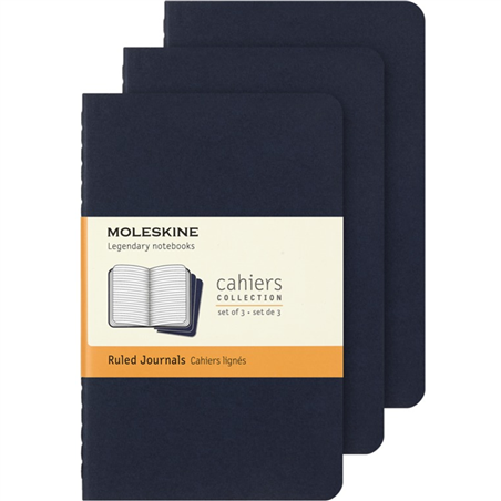 Pocket Ruled Cahier Pz3 Indigo Blue