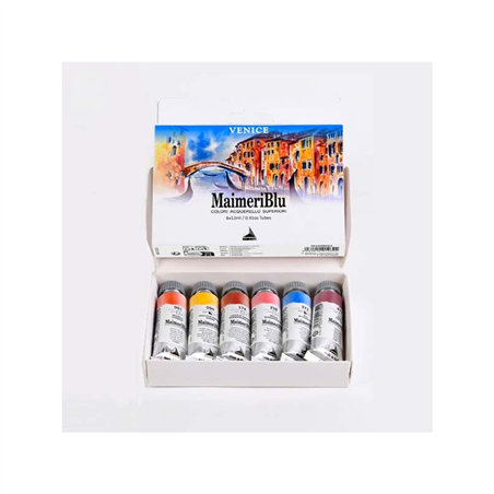 Set  Blu Tubo 12 Ml Pezzi 6 Venezia