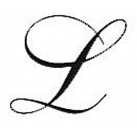 Sigillo Con Manico Legno Lettera L