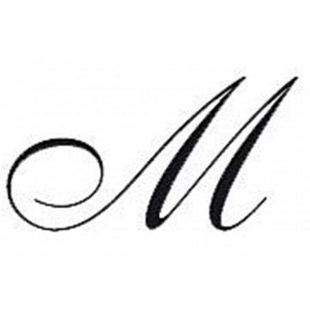 Sigillo Con Manico Legno Lettera M