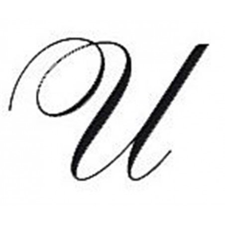 Sigillo Con Manico Legno Lettera U