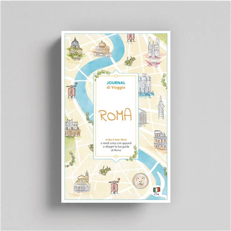 Giornale Di Viaggio Roma 12x19cm 112pagine Lingua Italiana