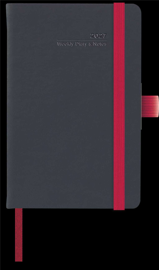 Agenda 9x14 Settimanale C/note Black Color — immagine 4