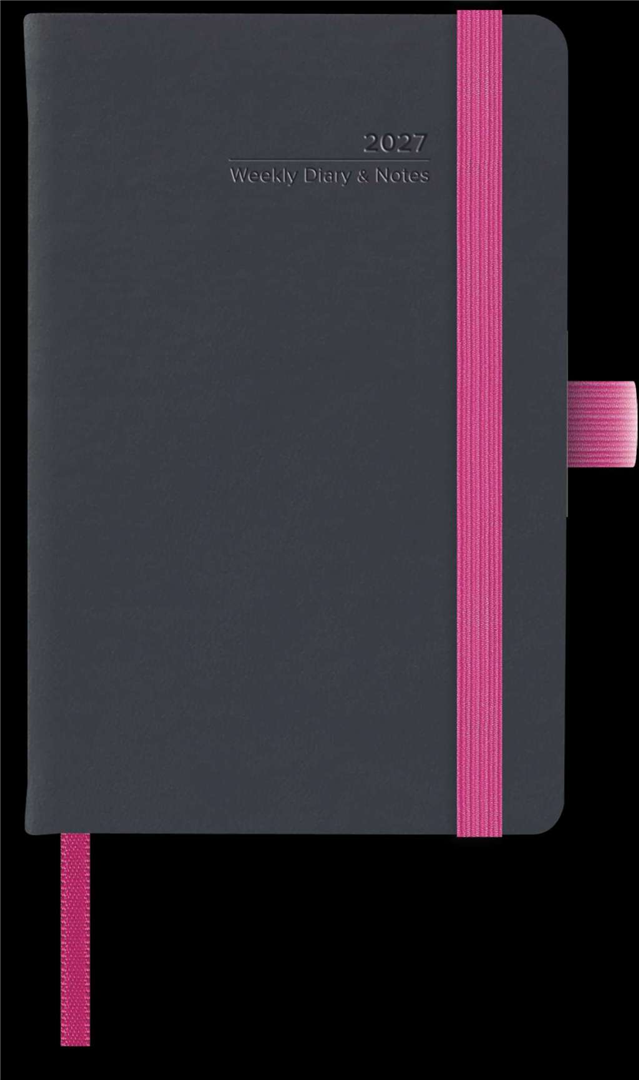 Agenda 9x14 Settimanale C/note Black Color — immagine 6
