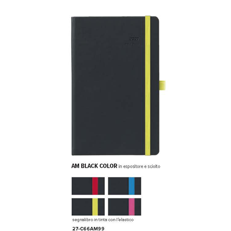 Agenda 13x21 Giornaliera S/d Black Color