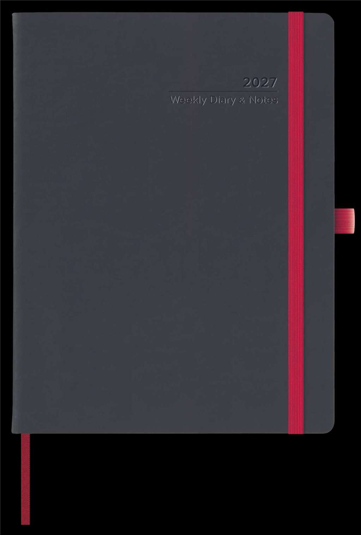 Agenda 19x25 Settimanale Black Color — immagine 4