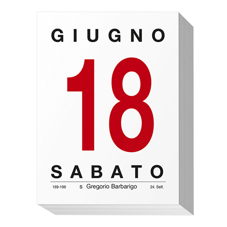 Calendario Blocco Da Muro 8,5x11,5 Commerciale Diritto