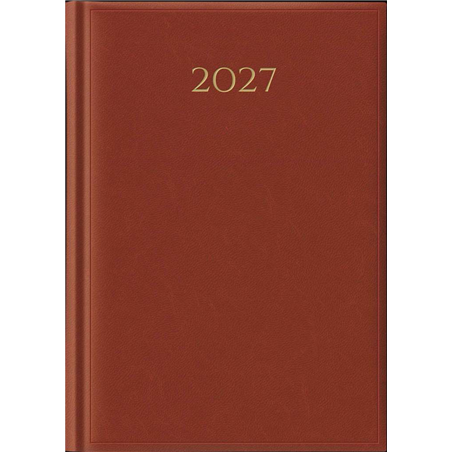 Agenda 14,5x20,5 Gg Madrid Rosso Inglese
