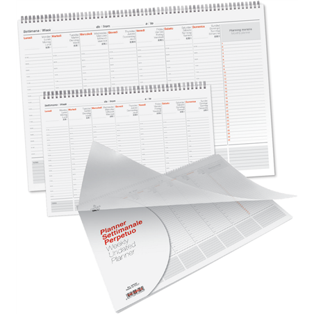 Planning Settimanale Perpetuo 34x24 Cm
