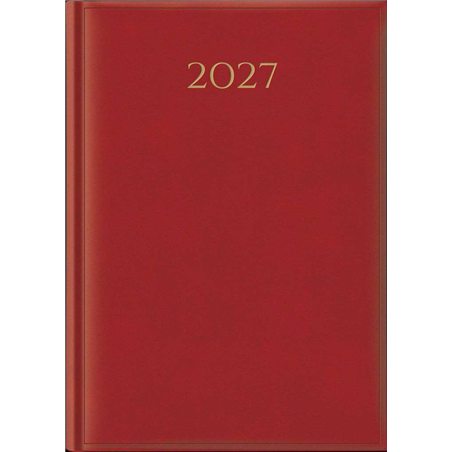 Agenda 21x29,7 Gg Madrid Rosso Inglese
