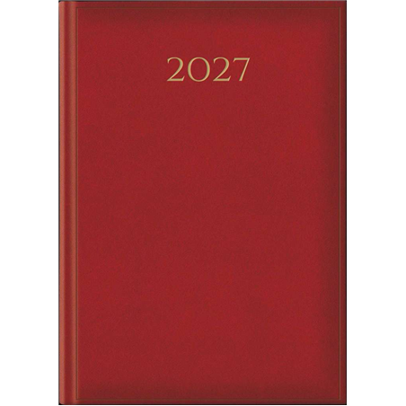 Agenda 17x24 Gg Madrid Rosso Cardinale