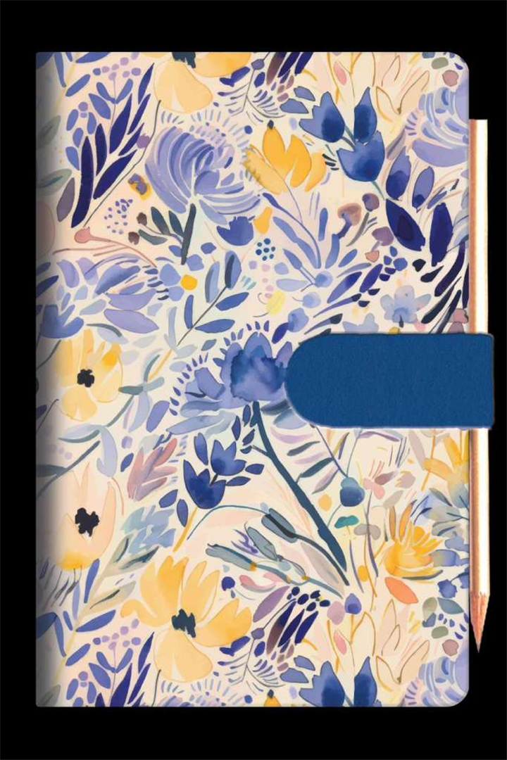 Agenda 7x10 Bigiornaliera Fiori Classici Con Linguetta E Matita — immagine 3