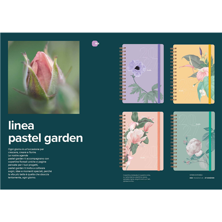 Agenda 14,1x20,5 Giornaliera S/d W-O Pastel Garden