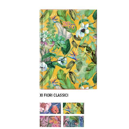 Agenda 14,5x20,5 Giornaliera Fiori Classici