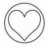 Seal With Wooden Handle Heart Symbol | J. Herbin