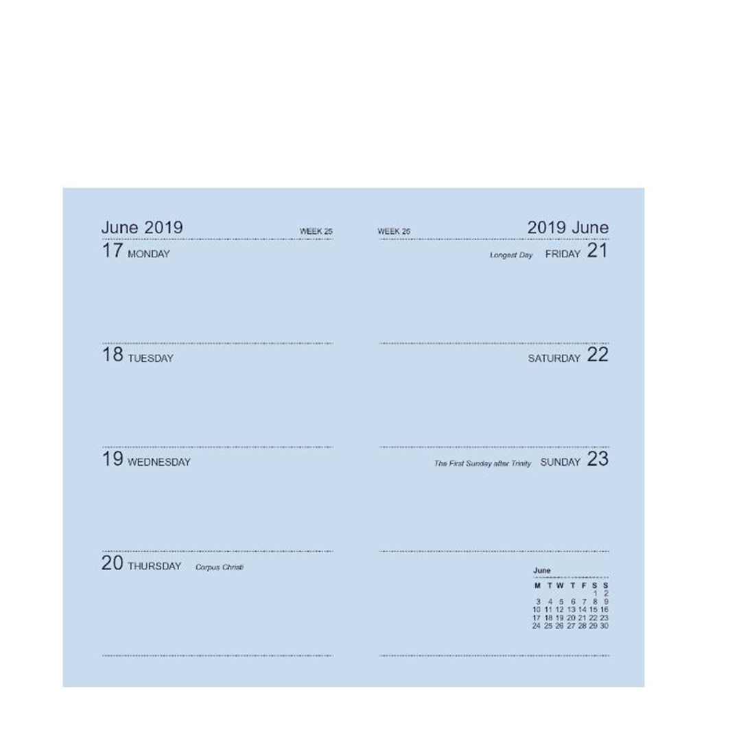 Agenda Leathersmith Regent 7g Vv 137x83c.az Nero — immagine 2