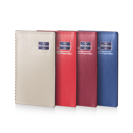 Agenda Settimanale Con Appuntamenti 15x21cm Vistaplan Spiralata