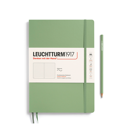 Notebook Comp. B5 Softcover, Puntini 121 Pag Sage