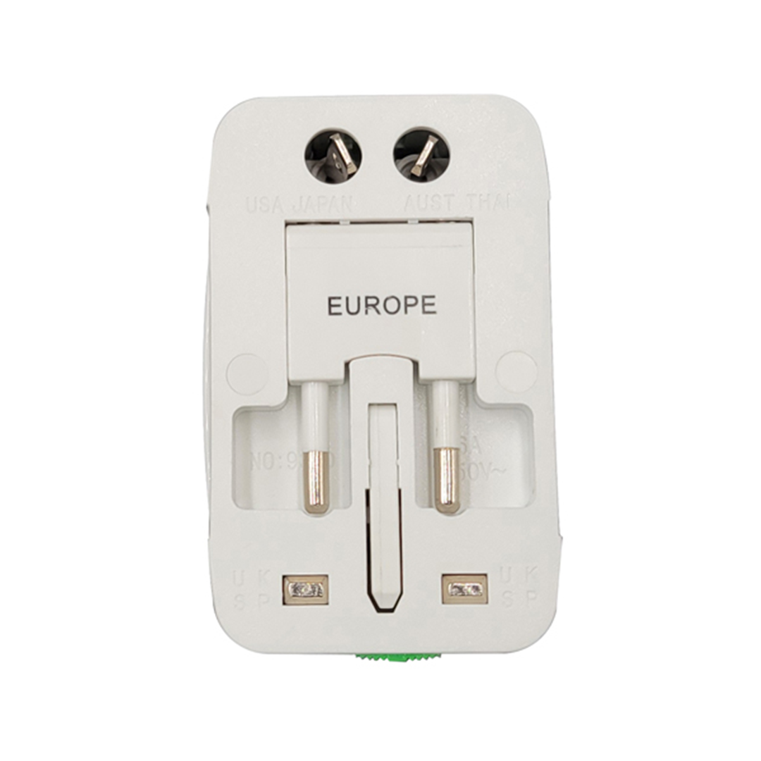 Adattatore Da Viaggio Universale Con 2 Prese Usb — immagine 4