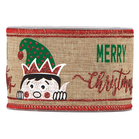 Nastro Xmas Elf Mm63x10mt