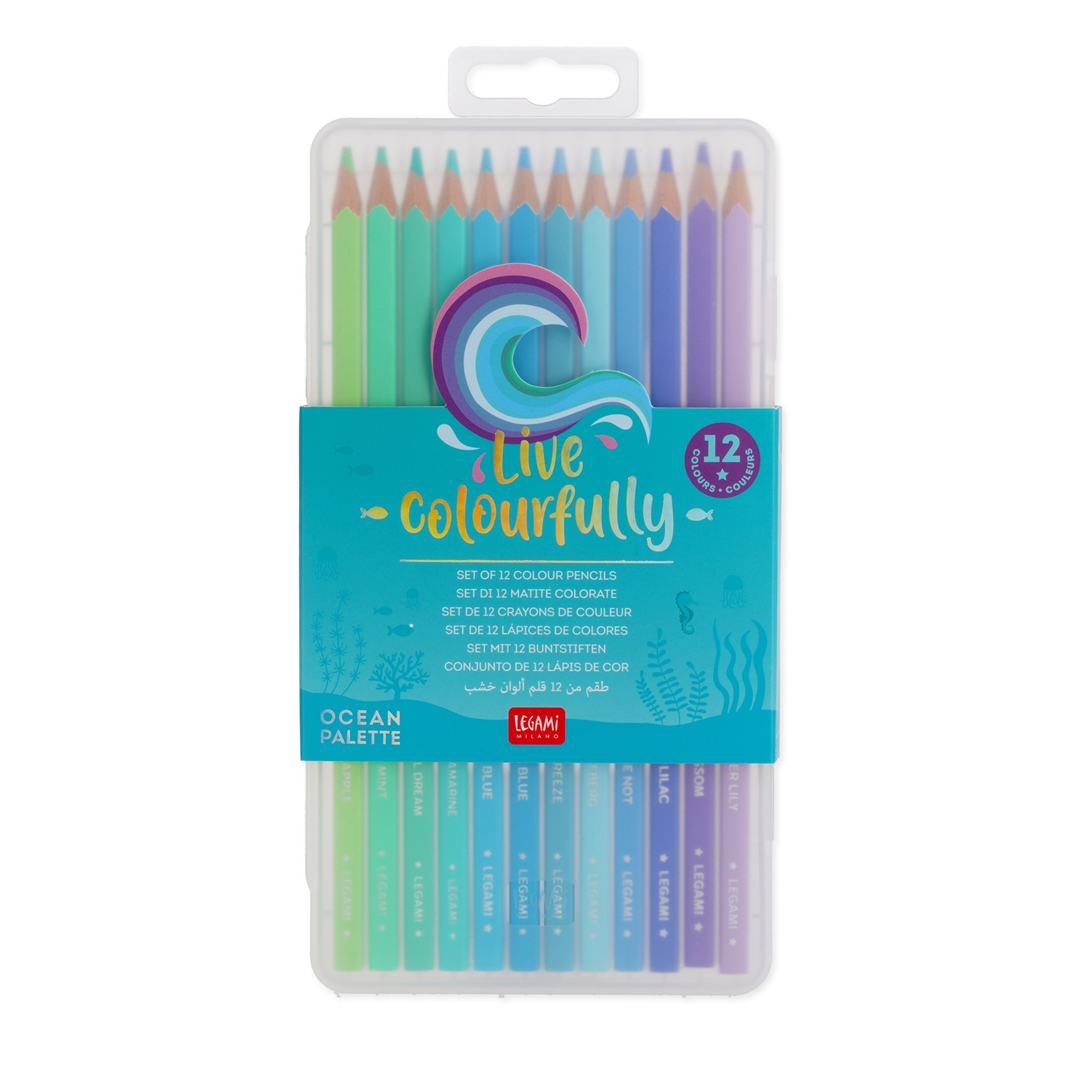 Live Colourfully 12 Matite Colorate Cyan — immagine 3