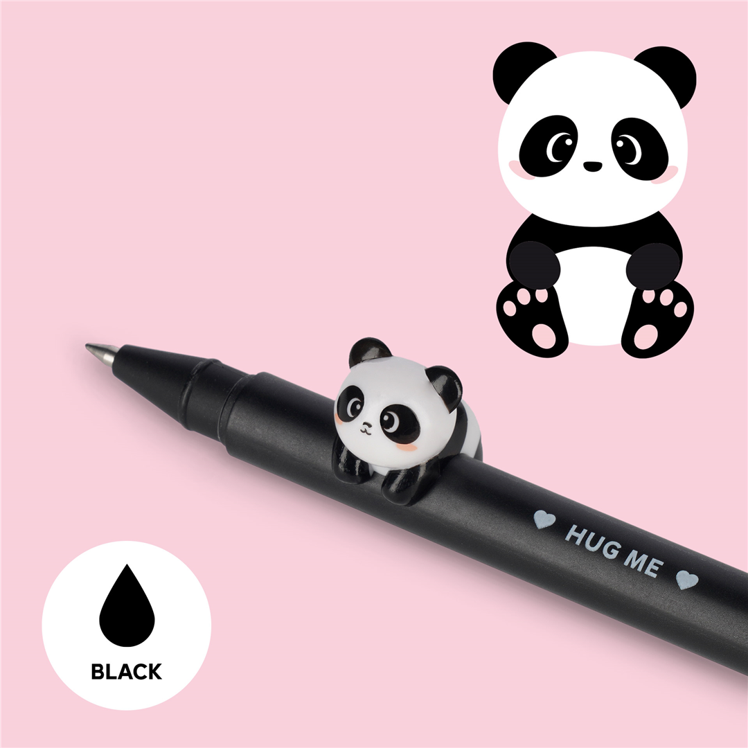Penna Gel Lovely Friends  Panda Inchiostro Nero — immagine 2
