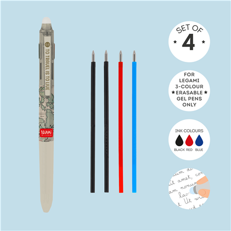 Make Mistakes -Penna Gel Cancellabile 3 Color Travel