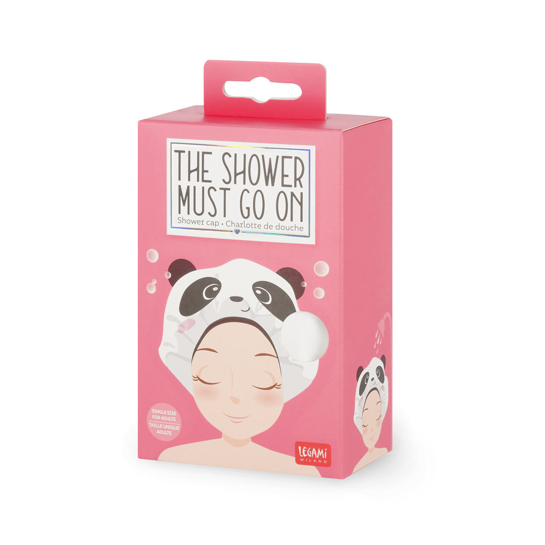 The Shower Must Go On - Shower Cap Panda — immagine 2