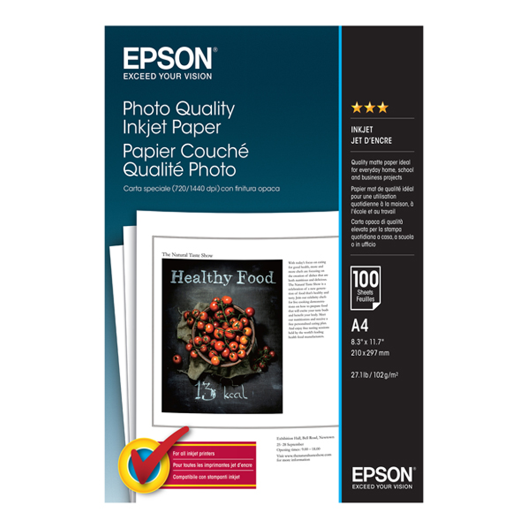 - Photo Quality Inkjet Paper - A4 - 100 Fogli - C13s041061 — immagine 2