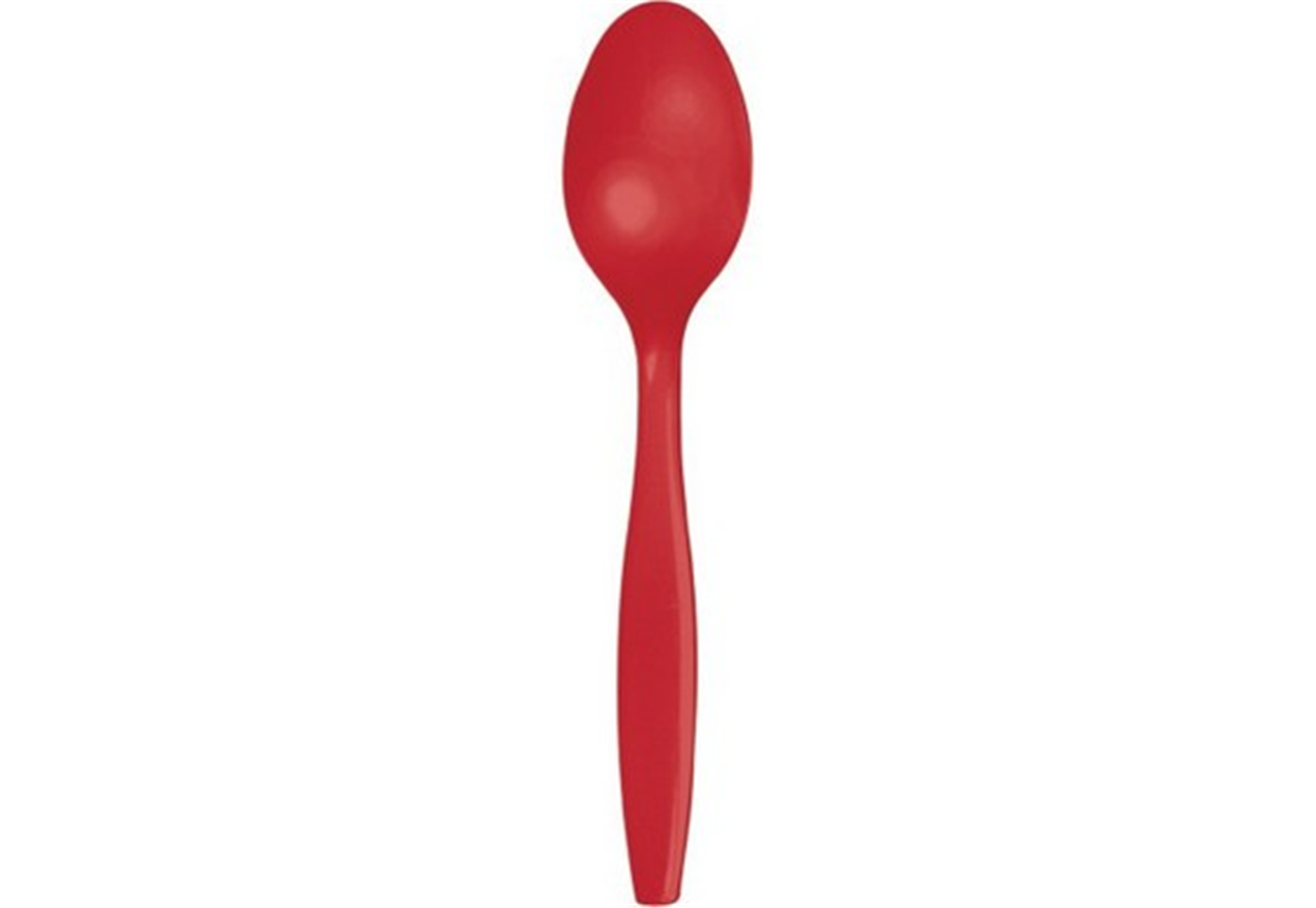 Cucchiaio Plastica Lavabile 15.5cm 24pz Rosso