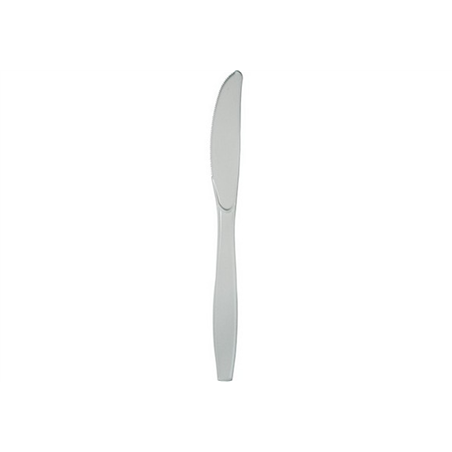 Coltello Plastica Lavabile 17cm 24pz Argento