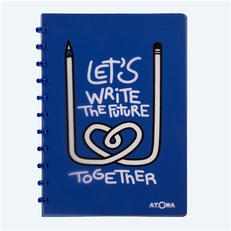 Quaderno  A4 72 Fg Writings 5mm-Quadretto 5mm