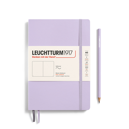 Notebook Medium A5 Soft Bianco Lilac