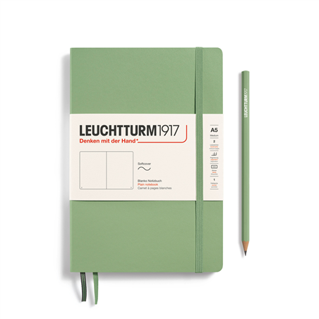 Notebook Medium A5 Soft Bianco Sage